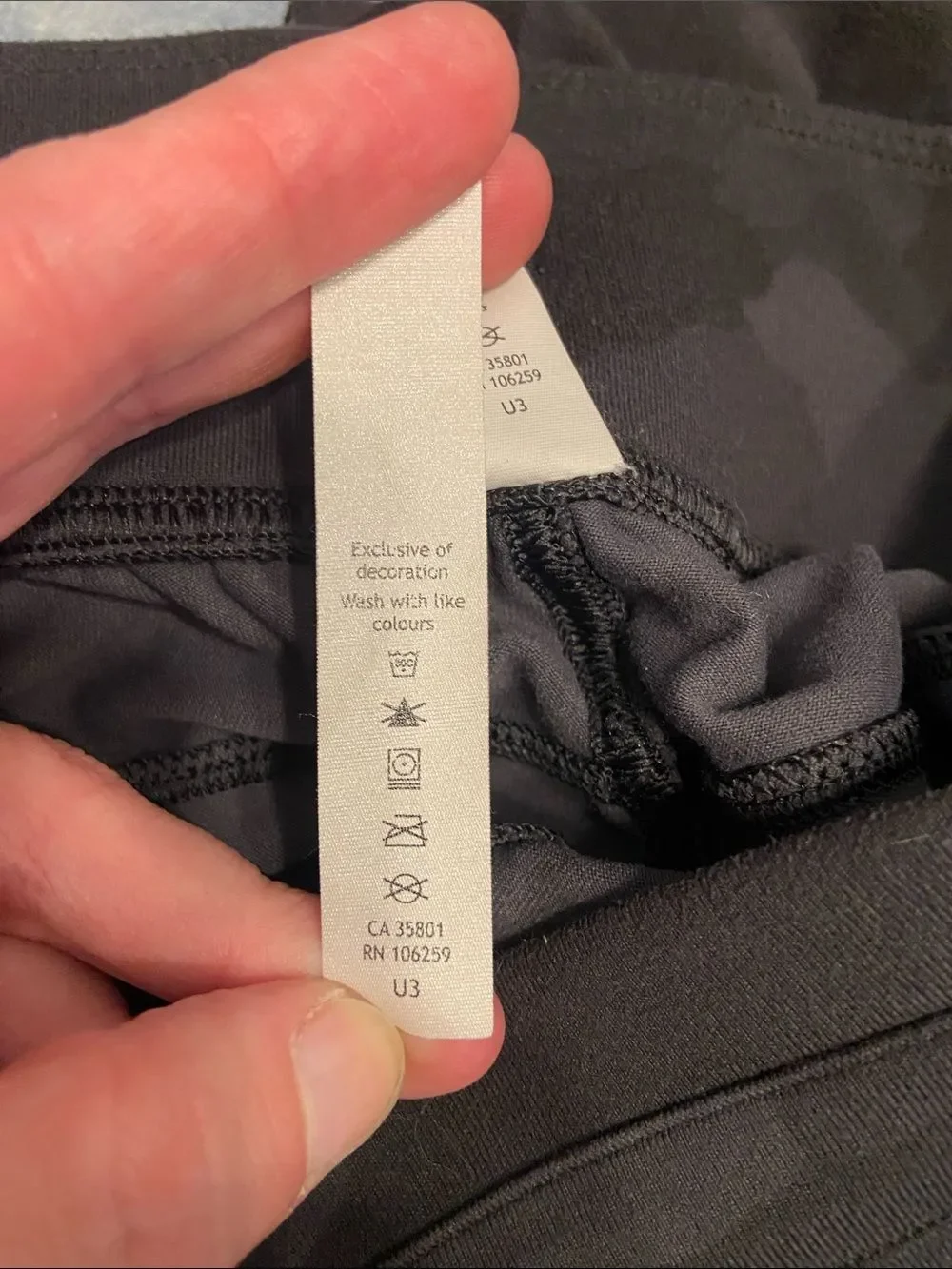 Lululemon Black Camo Print Ready to Rulu Joggers Size 4